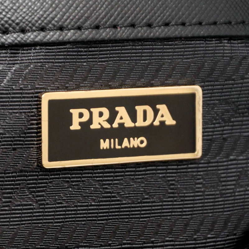2014 Prada Saffiano Leather Two Handle Bag BN2780 black for sale